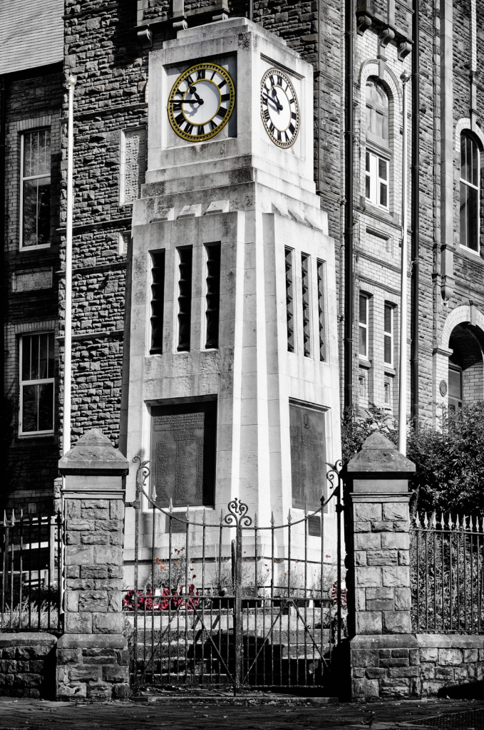 Blaenavon War Memorial Clock Tower, High Street, Blaenavon.