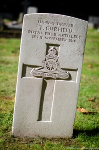 WW1 Grave Driver T. Corfield