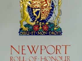 Newport Illuminated Roll of Honour Dedication Page