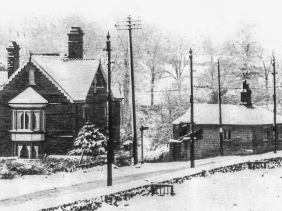 Old image of the Rotherham Road junction to Hooton Levitt Carr.