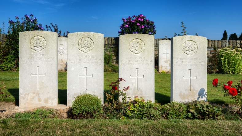A Soldier of the Great War Grave Stones